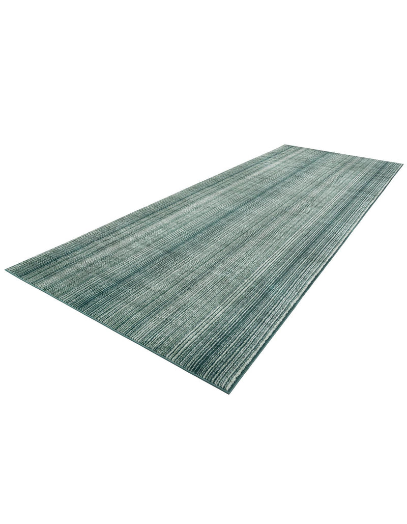Jewel Oasis Collection Area Rug - Sapphire (Green) Runner Green  lifestyle 40
