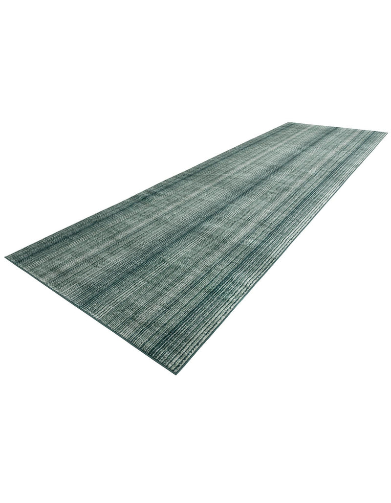 Jewel Oasis Collection Area Rug - Sapphire (Green) Runner Green  lifestyle 25