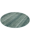 Jewel Oasis Collection Area Rug - Sapphire (Green) Round Green  lifestyle 28