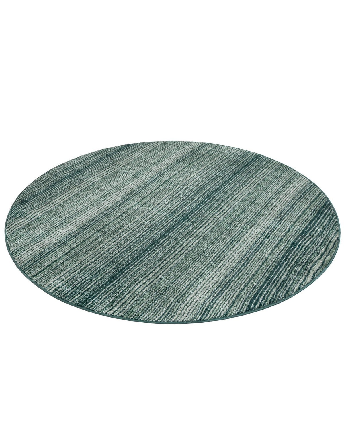 Jewel Oasis Collection Area Rug - Sapphire (Green) Round Green  lifestyle 28