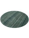 Jewel Oasis Collection Area Rug - Sapphire (Green) Round Green  lifestyle 29