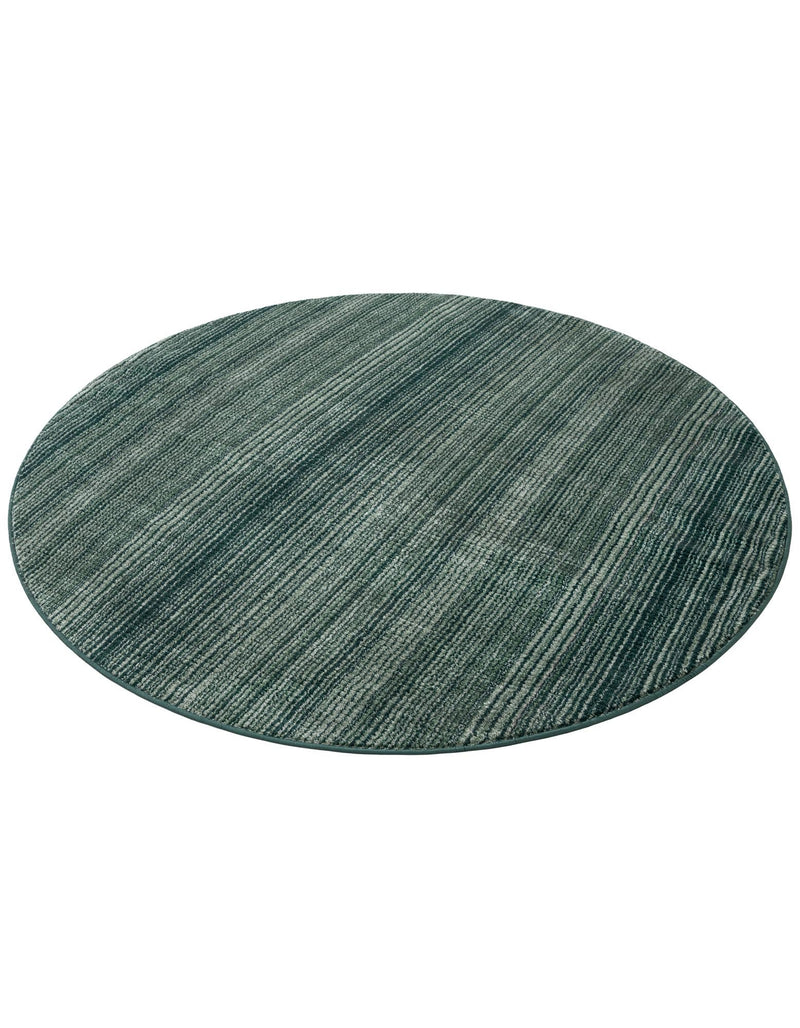 Jewel Oasis Collection Area Rug - Sapphire (Green) Round Green  lifestyle 29