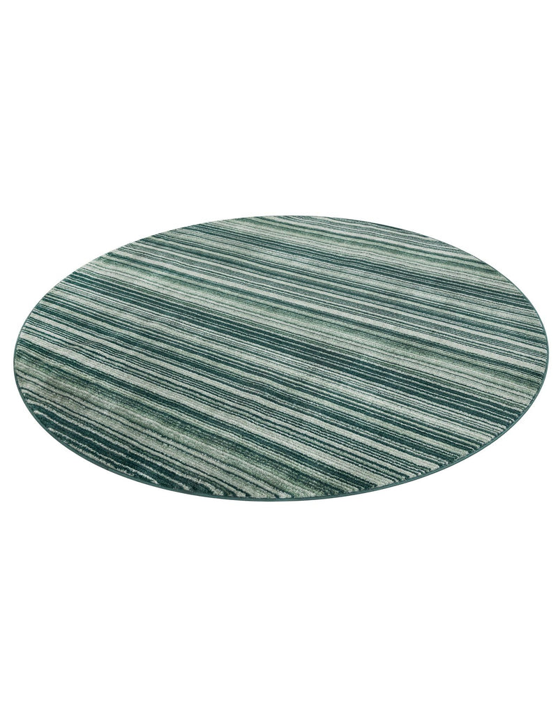 Jewel Oasis Collection Area Rug - Sapphire (Green) Round Green  lifestyle 50