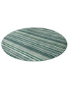 Jewel Oasis Collection Area Rug - Sapphire (Green) Round Green  lifestyle 51