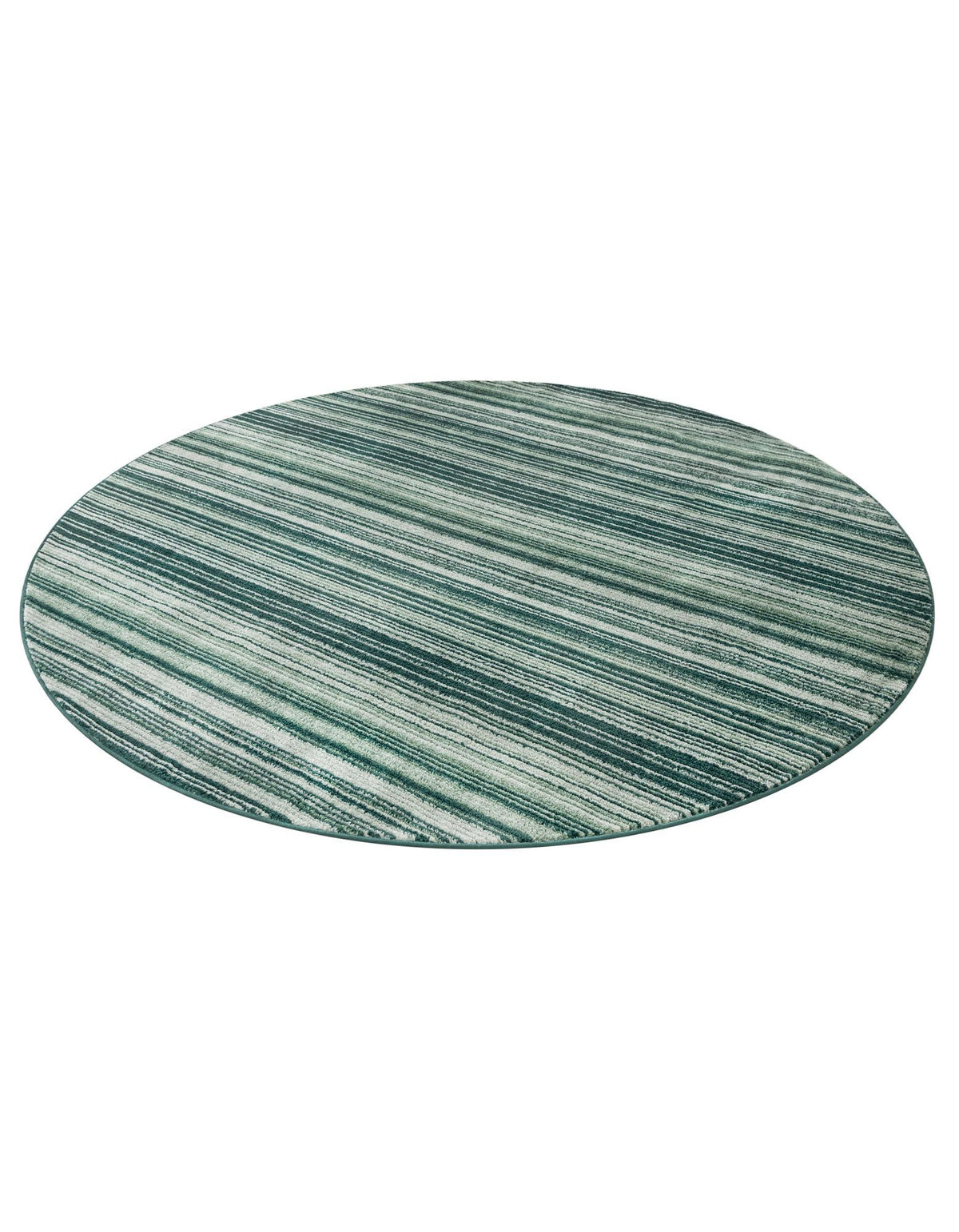 Jewel Oasis Collection Area Rug - Sapphire (Green) Round Green  lifestyle 51