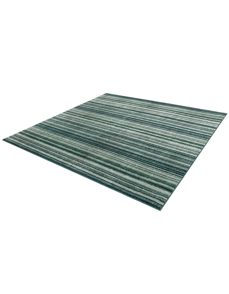 Jewel Oasis Collection Area Rug - Sapphire (Green) Square Green  lifestyle 37