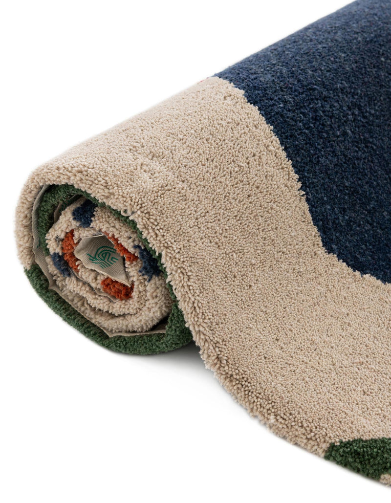 Briarwood Looms Collection Area Rug -  Navygrove Square Multi  lifestyle 9