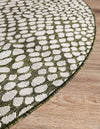 Urban Oasis Rugs Collection Area Rug -  Terrace (Green) Round Green  lifestyle 15