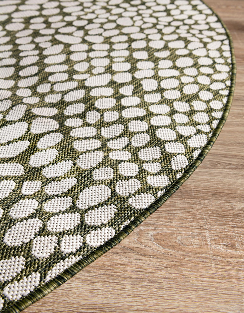 Urban Oasis Rugs Collection Area Rug -  Terrace (Green) Round Green  lifestyle 15
