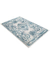 Bloomsbury Elegance Collection Area Rug - Mayfair Rectangle Ivory and Blue  lifestyle 8