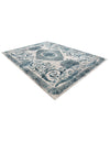 Bloomsbury Elegance Collection Area Rug - Mayfair Rectangle Ivory and Blue  lifestyle 10