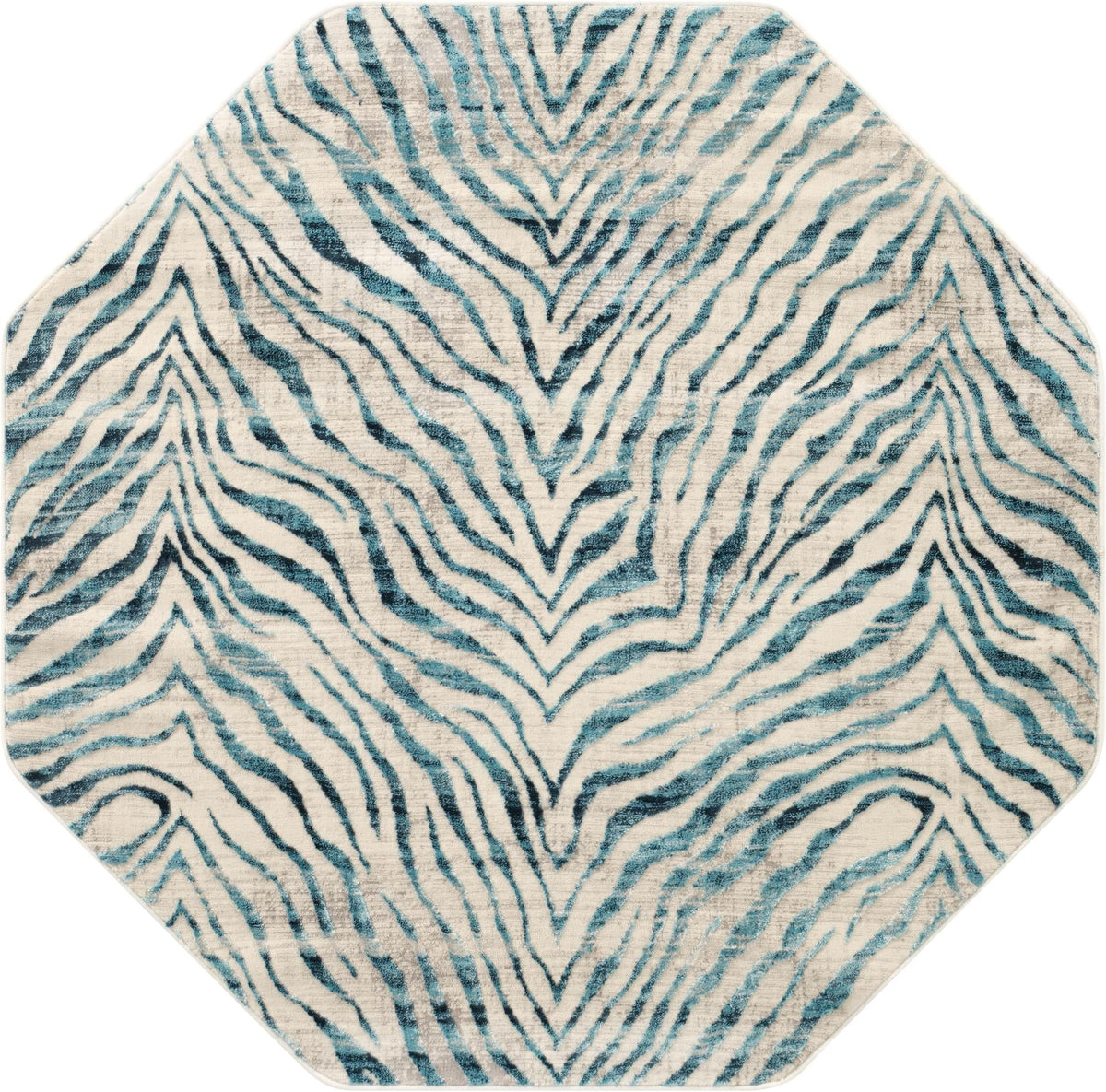 Bloomsbury Elegance Collection Area Rug -  Chelsea Octagon Blue  lifestyle 46