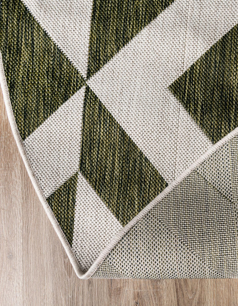Urban Oasis Rugs Collection Area Rug -  Highrise (Green) Round Green  lifestyle 18