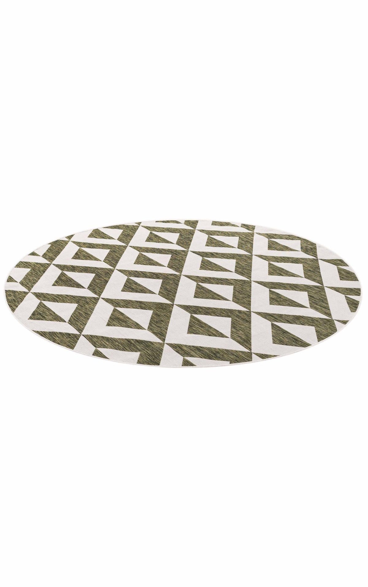 Urban Oasis Rugs Collection Area Rug -  Highrise (Green) Round Green  lifestyle 69
