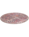 Vintage Memories Collection Area Rug -  Epoch Round Ivory and Pink  lifestyle 26