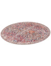 Vintage Memories Collection Area Rug -  Epoch Round Ivory and Pink  lifestyle 27