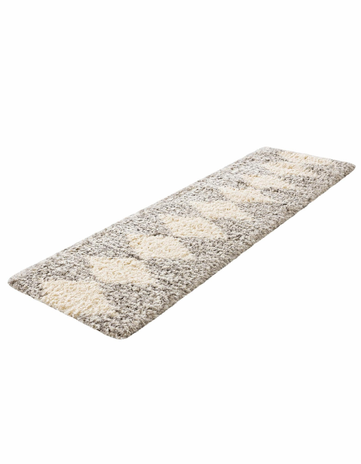Eternal Plush Oasis Collection Area Rug -  Bliss Runner Pearl and Gray  lifestyle 14