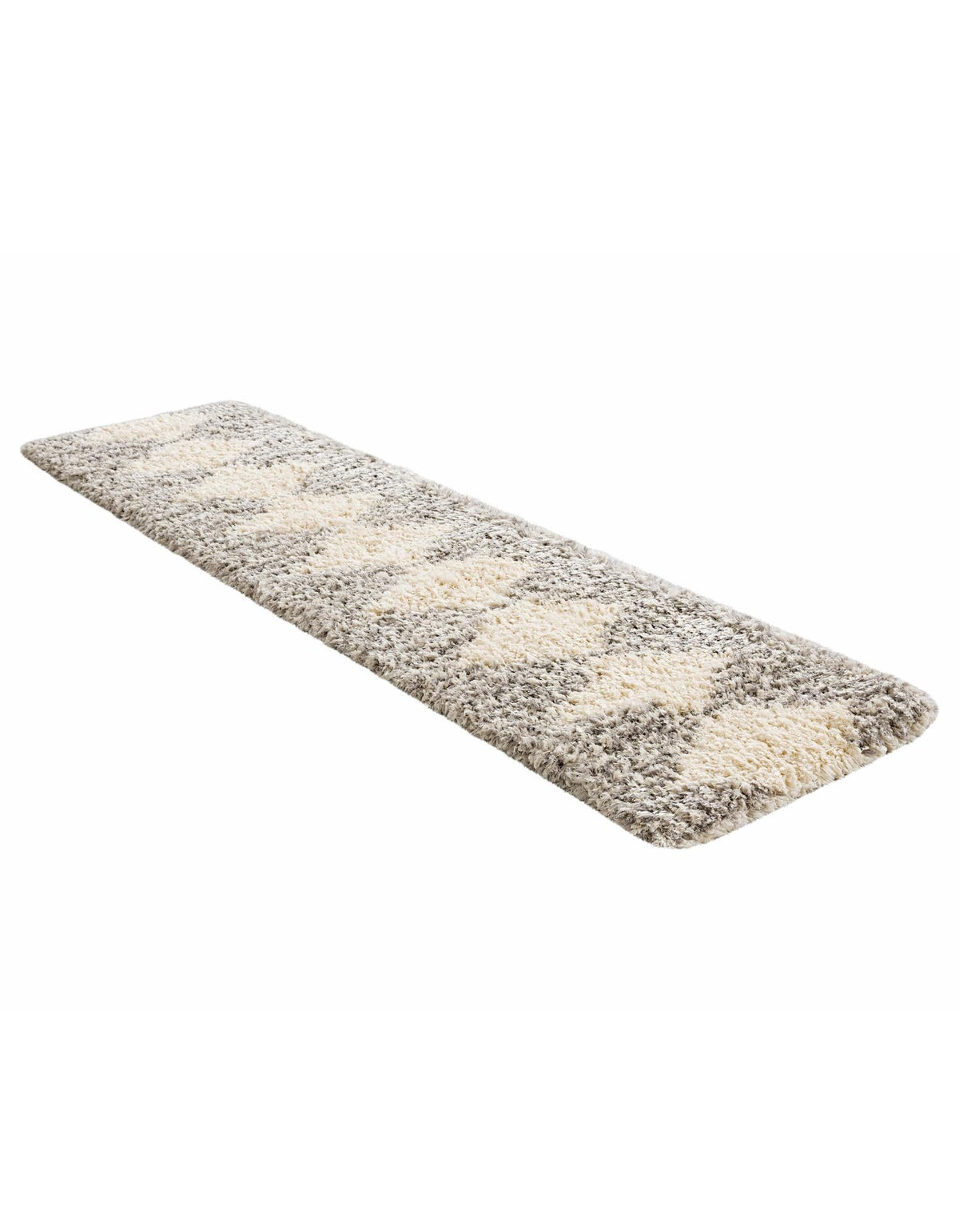 Eternal Plush Oasis Collection Area Rug -  Bliss Runner Pearl and Gray  lifestyle 15