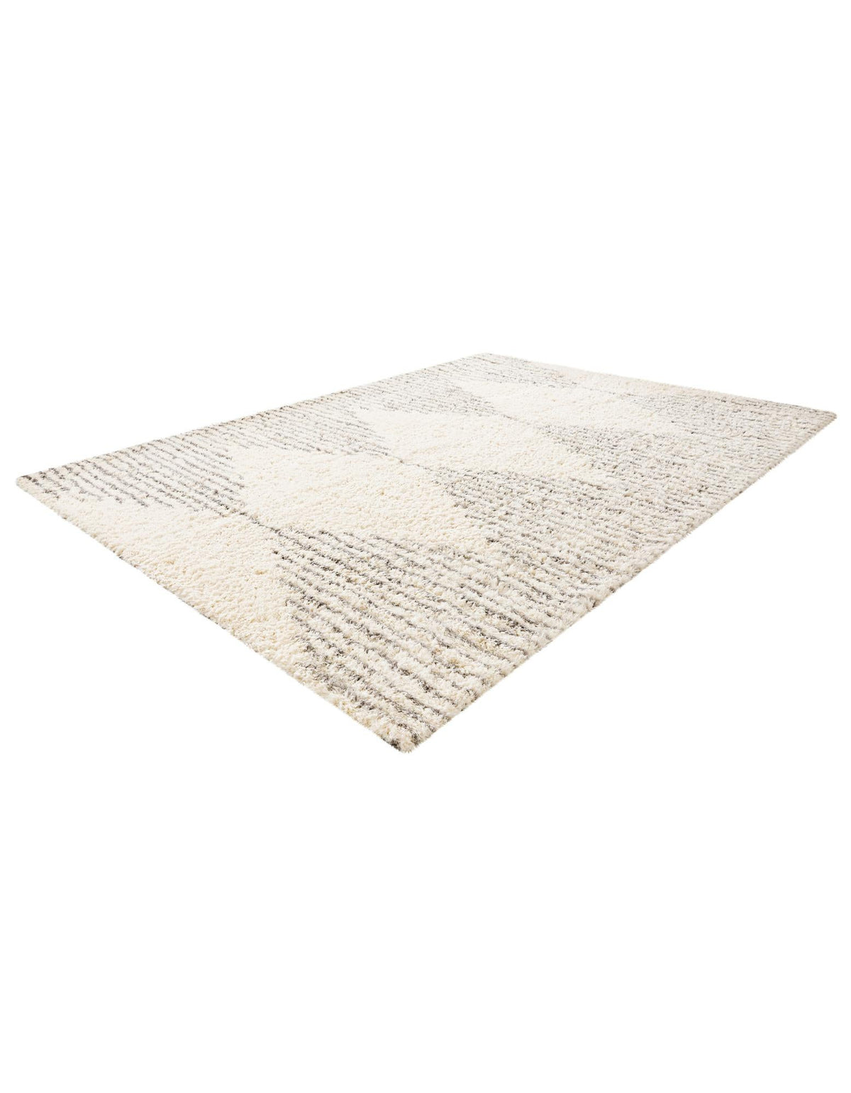 Eternal Plush Oasis Collection Area Rug -  Bliss Rectangle Pearl and Gray Main