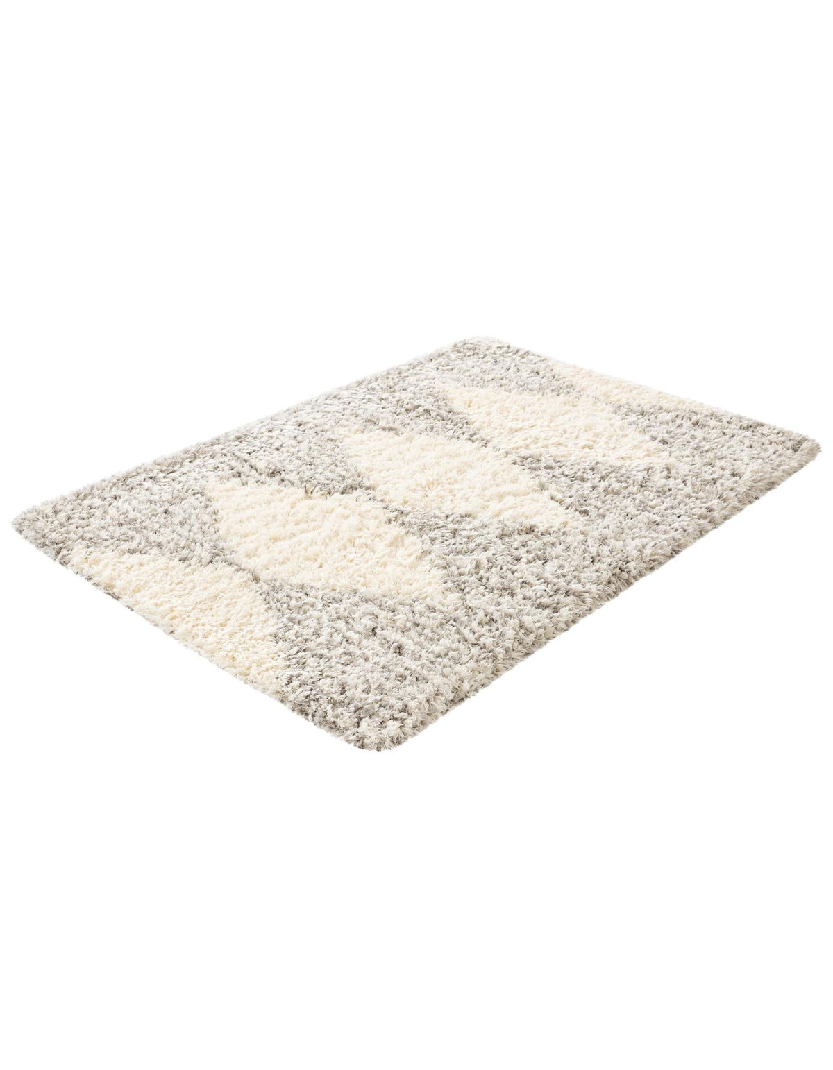 Eternal Plush Oasis Collection Area Rug -  Bliss Rectangle Pearl and Gray  lifestyle 9