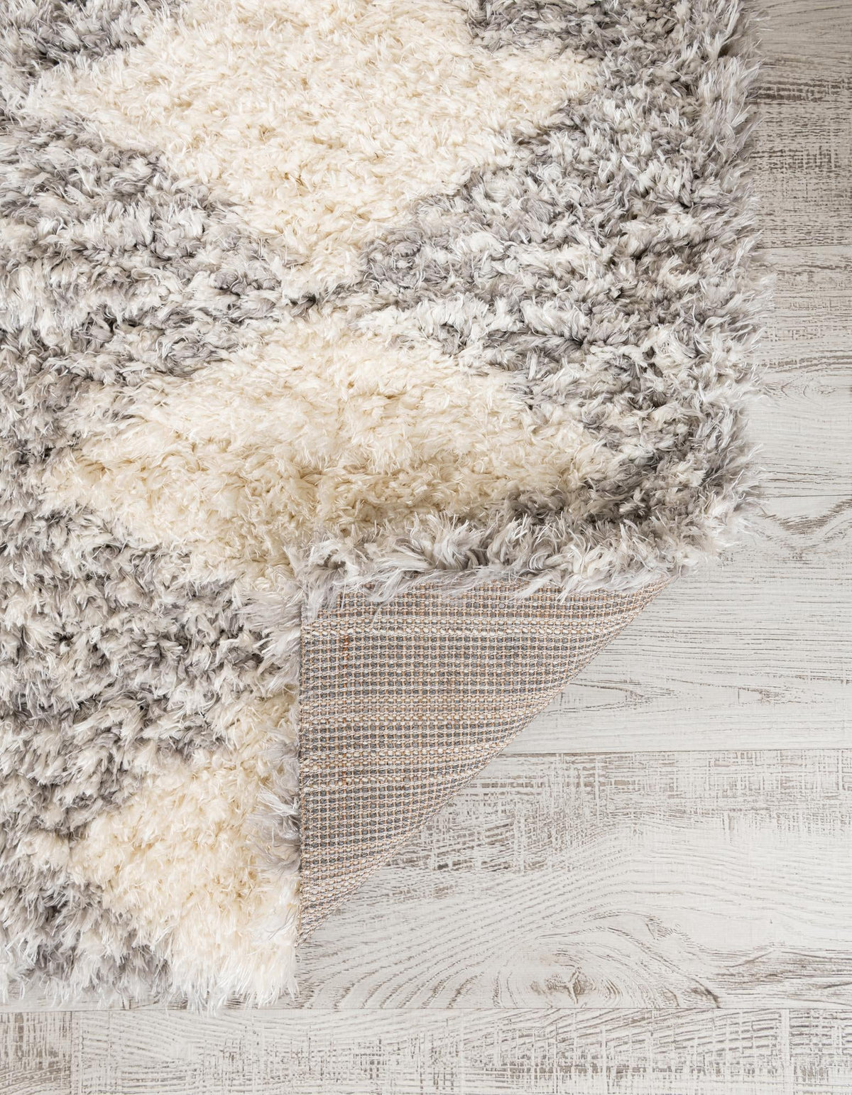 Eternal Plush Oasis Collection Area Rug -  Bliss Runner Pearl and Gray  lifestyle 17