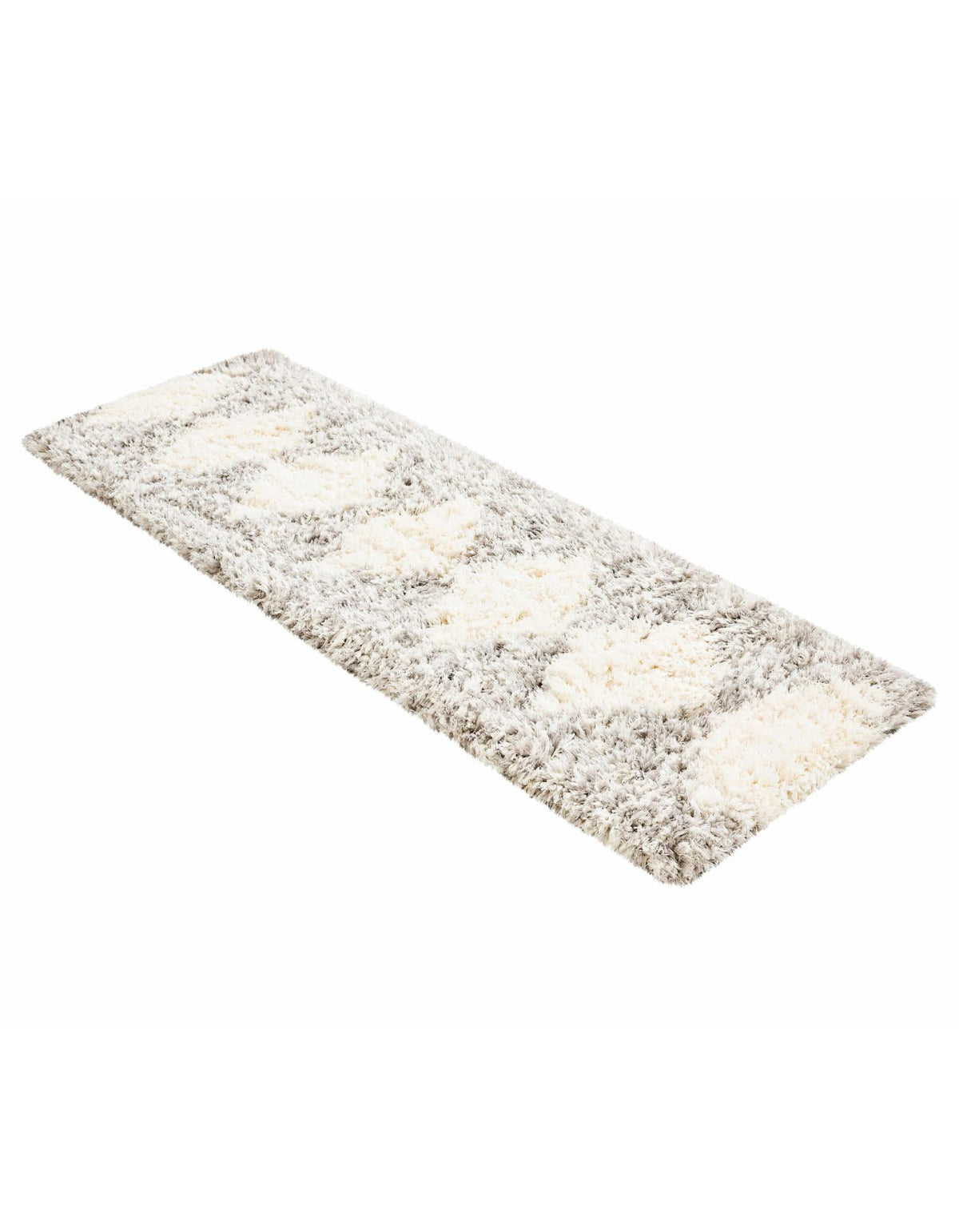 Eternal Plush Oasis Collection Area Rug -  Bliss Runner Pearl and Gray  lifestyle 44