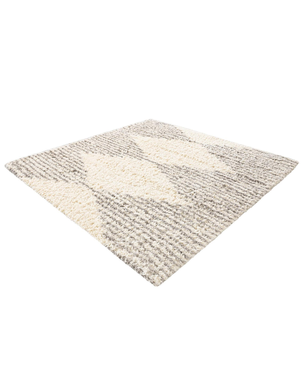 Eternal Plush Oasis Collection Area Rug -  Bliss Square Pearl and Gray  lifestyle 21
