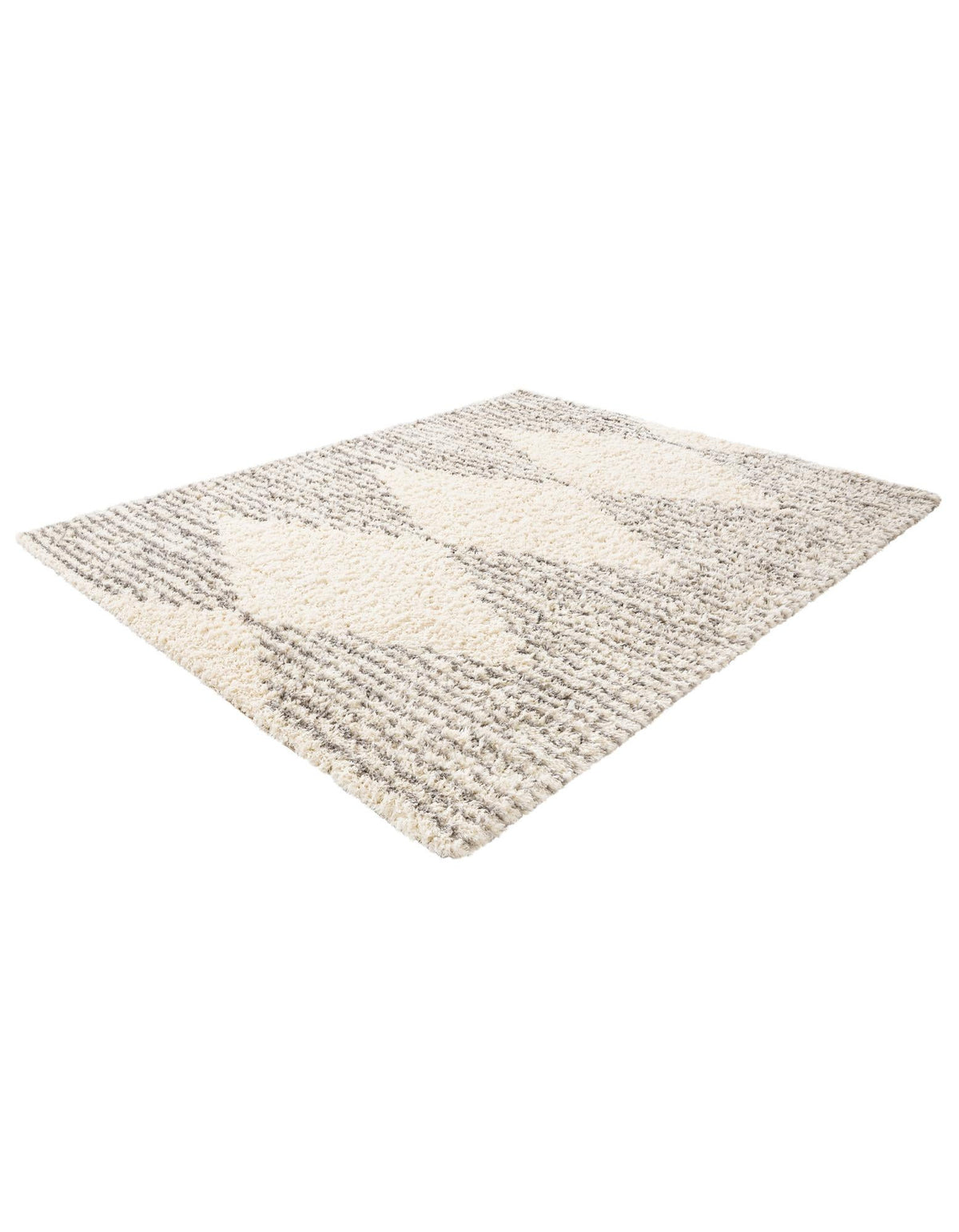 Eternal Plush Oasis Collection Area Rug -  Bliss Rectangle Pearl and Gray  lifestyle 5
