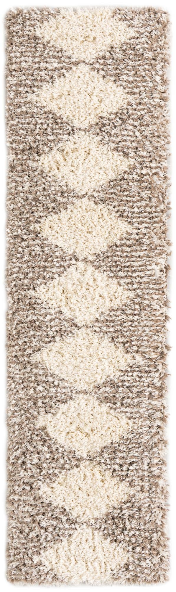 Eternal Plush Oasis Collection Area Rug -  Bliss Runner Pearl and Khaki  lifestyle 53