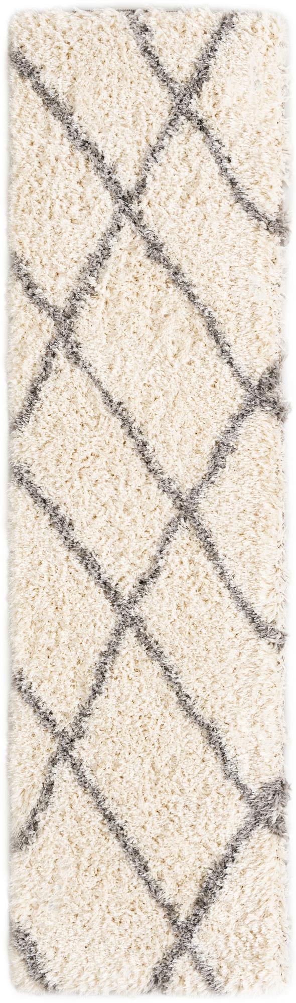 Eternal Plush Oasis Collection Area Rug -  Retreat Runner Pearl and Gray  lifestyle 87