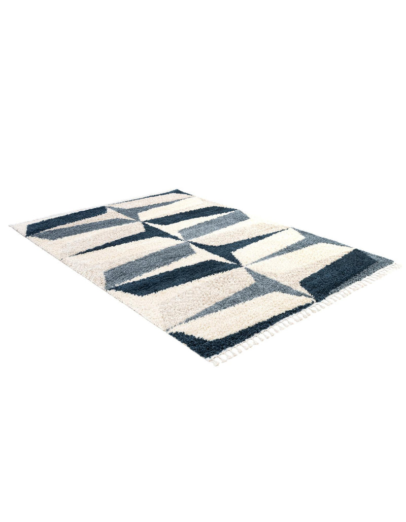 Cozy Cove Shag Collection Area Rug -  Tidewater Rectangle Blue  lifestyle 5
