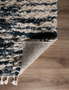 Tranquil Tides Shag Collection Area Rug - Marina Rectangle Blue  lifestyle 24