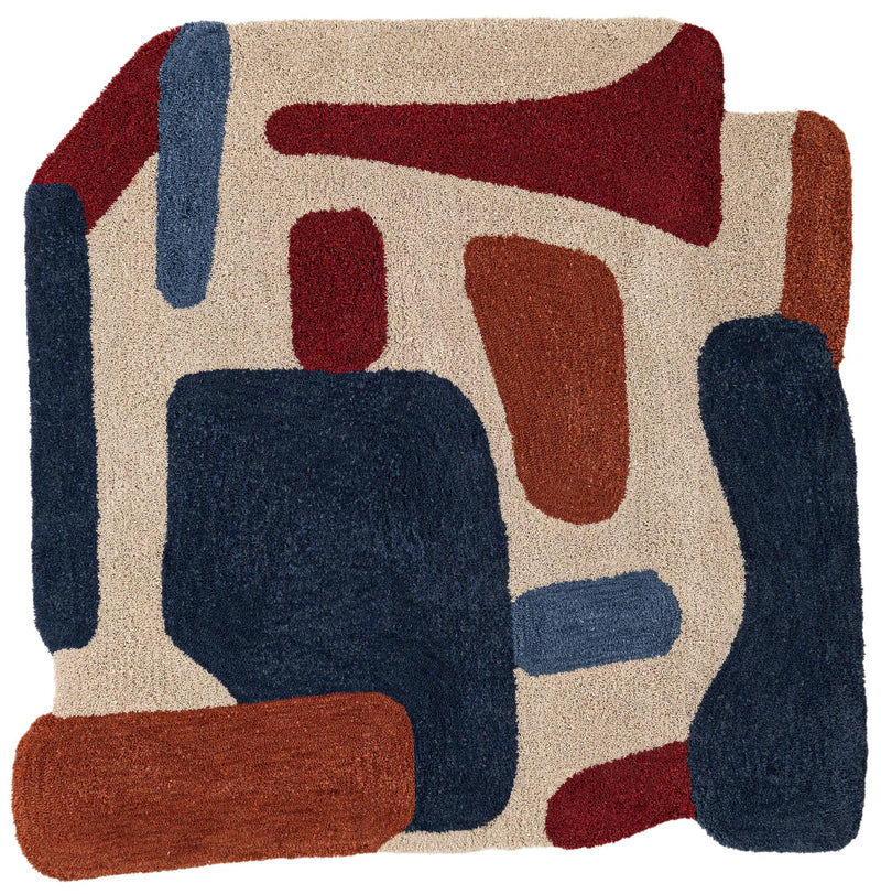 Briarwood Looms Collection Area Rug -  Harbortown Square Multi Main