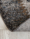 Desert Modern Eco Rug Series Collection Area Rug -  Mojave Round Charcoal Gray  lifestyle 49