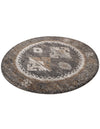 Desert Modern Eco Rug Series Collection Area Rug -  Mojave Round Charcoal Gray  lifestyle 59
