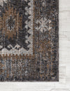 Desert Modern Eco Rug Series Collection Area Rug -  Mojave Square Charcoal Gray  lifestyle 52