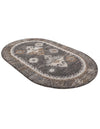 Desert Modern Eco Rug Series Collection Area Rug -  Mojave Oval Charcoal Gray  lifestyle 58