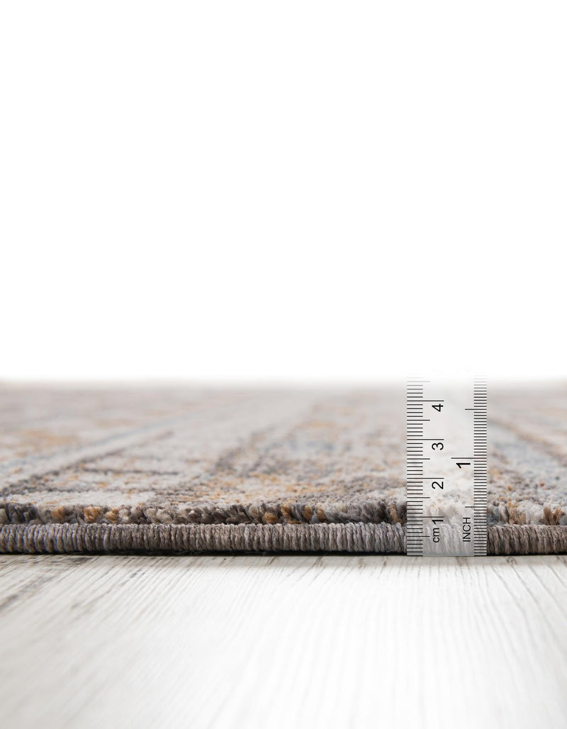 Desert Modern Eco Rug Series Collection Area Rug -  Sonora Square Khaki Gray  lifestyle 41