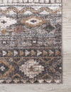 Desert Modern Eco Rug Series Collection Area Rug -  Sonora Square Khaki Gray  lifestyle 42