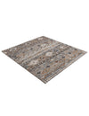 Desert Modern Eco Rug Series Collection Area Rug -  Sonora Square Khaki Gray  lifestyle 45