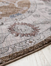 Desert Modern Eco Rug Series Collection Area Rug -  Sonora Oval Khaki Gray  lifestyle 34