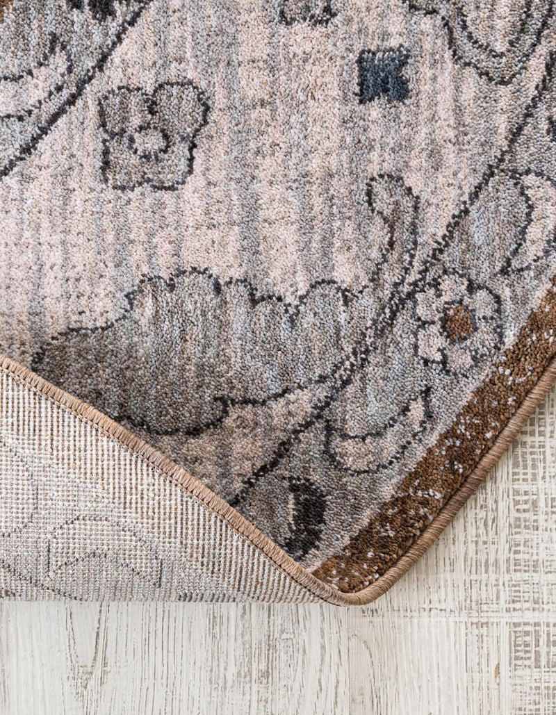 Desert Modern Eco Rug Series Collection Area Rug -  Sonora Oval Khaki Gray  lifestyle 35