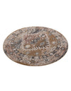 Desert Modern Eco Rug Series Collection Area Rug -  Navajo Round Khaki Gray  lifestyle 52