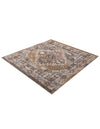 Desert Modern Eco Rug Series Collection Area Rug -  Navajo Square Khaki Gray  lifestyle 46