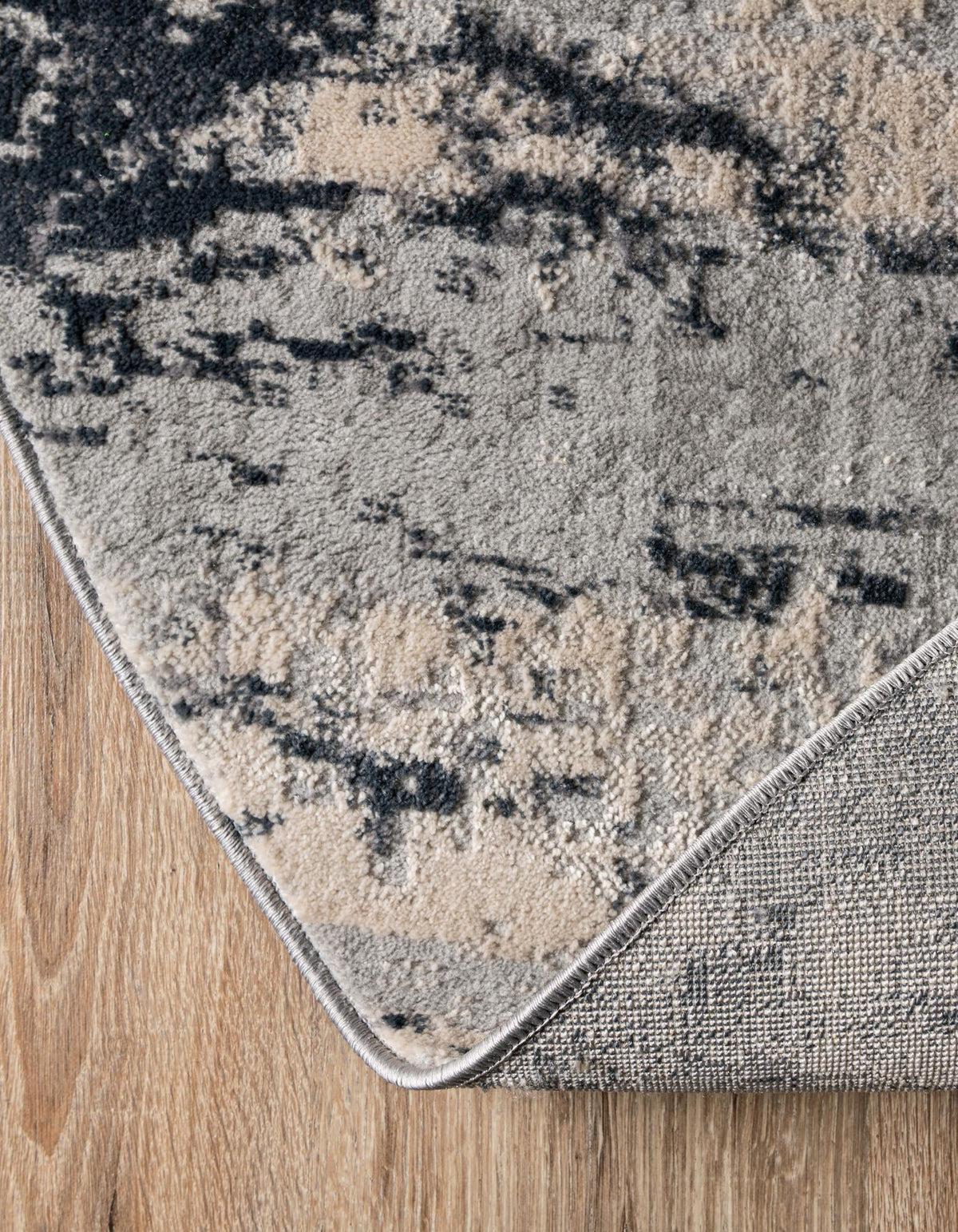 Aegean Elegance Collection Area Rug - Mesa Round Gray  lifestyle 57