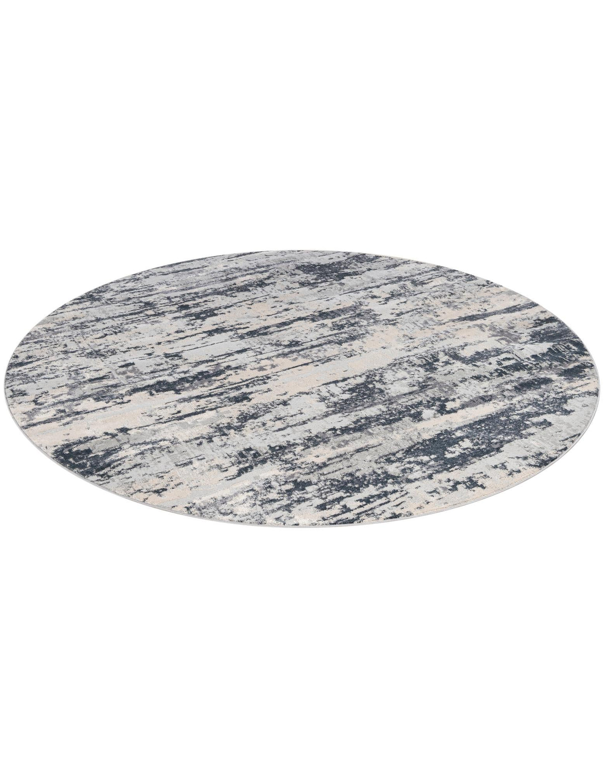 Aegean Elegance Collection Area Rug -  Naxos Round Gray  lifestyle 43