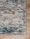 Aegean Elegance Collection Area Rug -  Milos Square Gray Blue  lifestyle 25