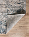 Aegean Elegance Collection Area Rug -  Milos Square Gray Blue  lifestyle 26