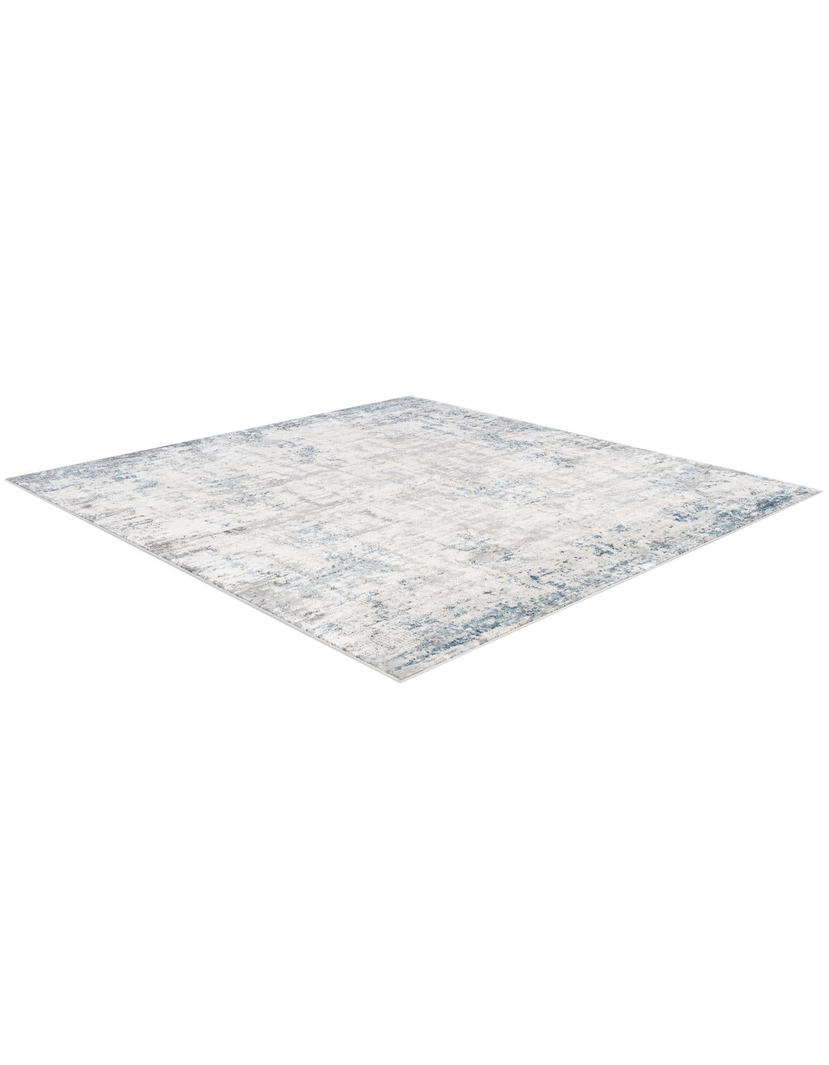 Aegean Elegance Collection Area Rug -  Milos Square Gray Blue  lifestyle 22