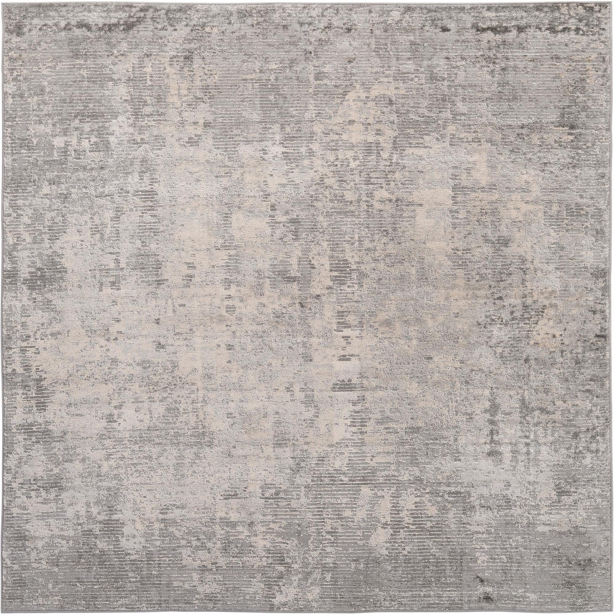 Aegean Elegance Collection Area Rug -  Ithaca Square Gray  lifestyle 67